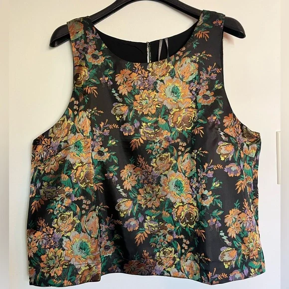 Anthropologie Jacquard Shell Top - Picture 4 of 8